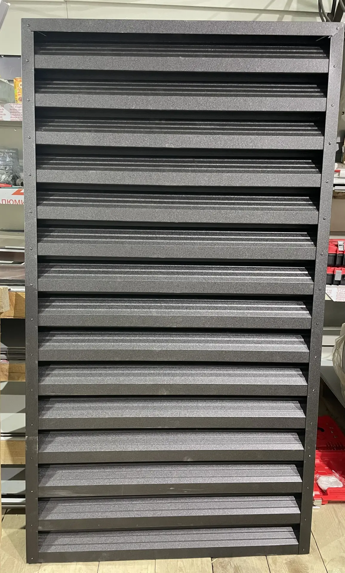 Забор жалюзи готовый